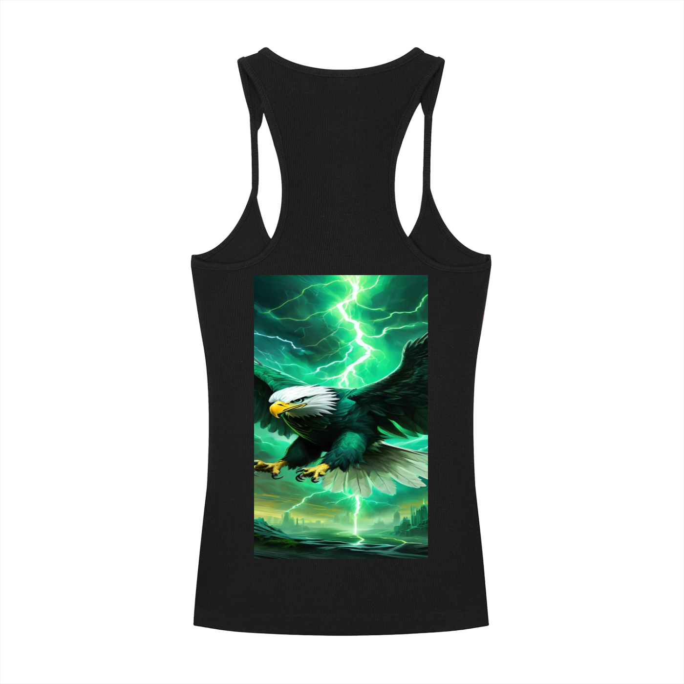 Slim Fit Ribbed Racerback Tank Top