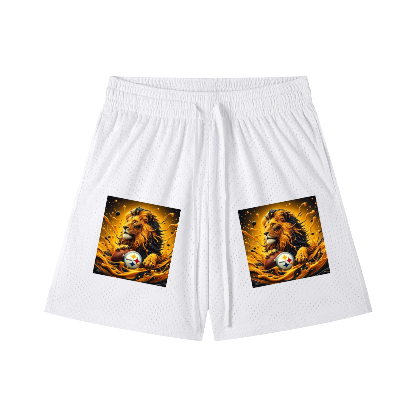 Mesh Drawstring Shorts